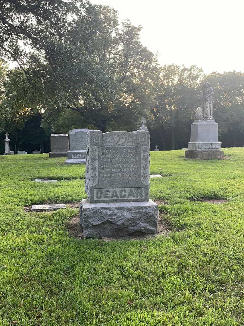 Patrick Geagan Senior's grave. Photo 2