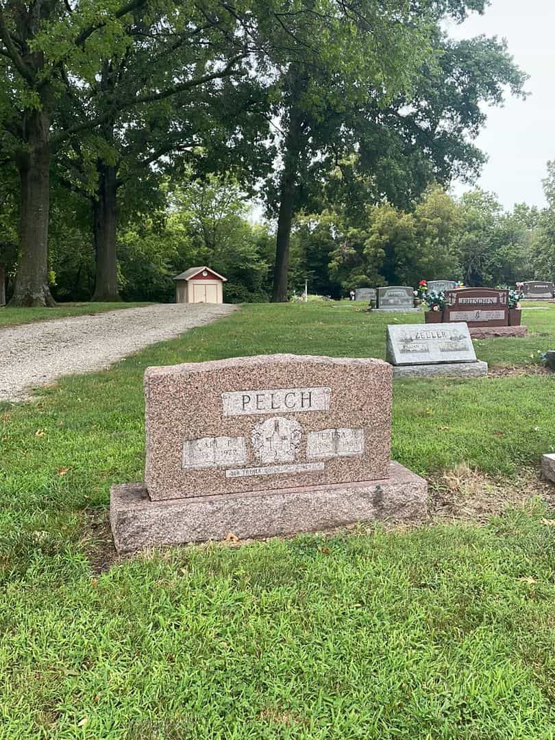 Carl P. Pelch's grave. Photo 2