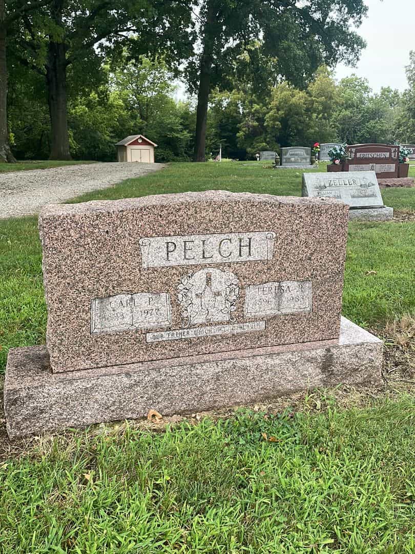 Carl P. Pelch's grave. Photo 1