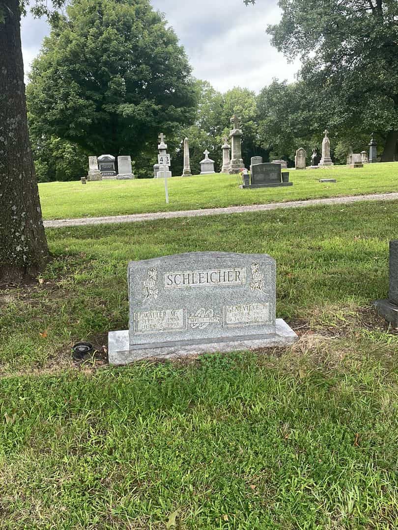 Walter M. Schleicher's grave. Photo 2