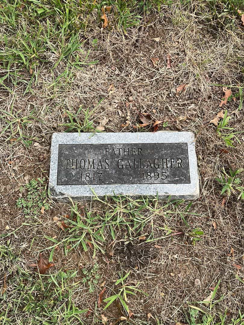 Thomas Gallagher's grave. Photo 3