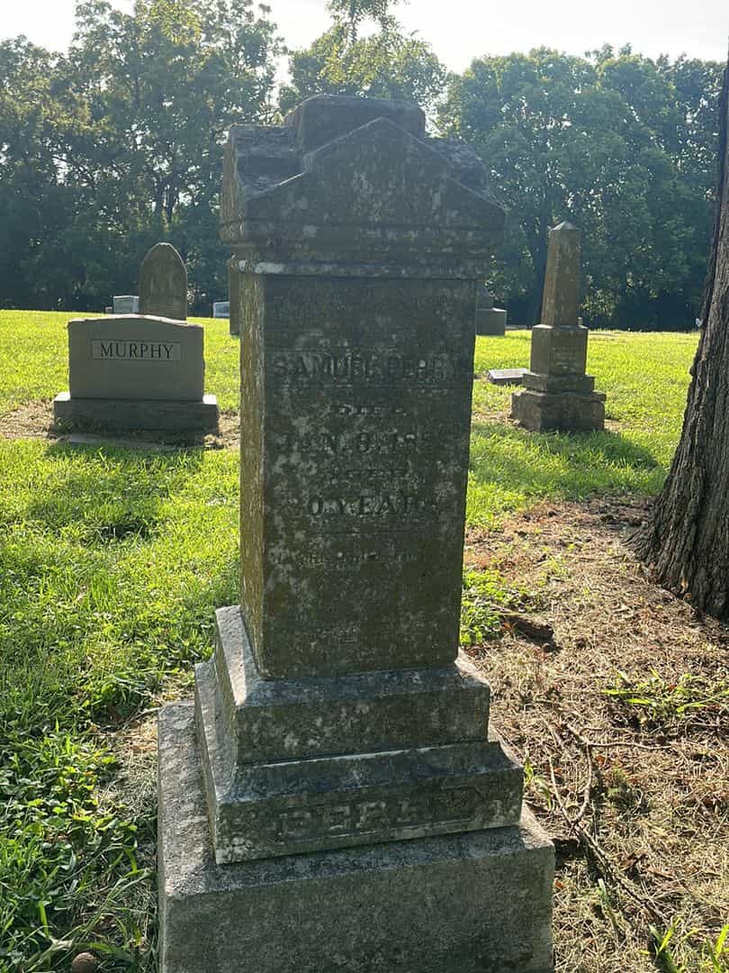 Samuel Perry's grave. Photo 1