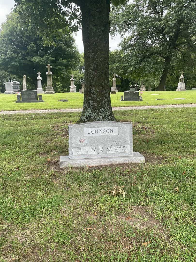 Louie J. Johnson's grave. Photo 2