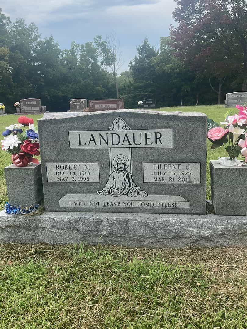 Robert N. Landauer's grave. Photo 1