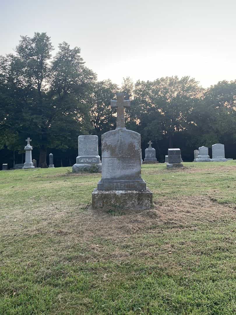 George E. Baehl's grave. Photo 2