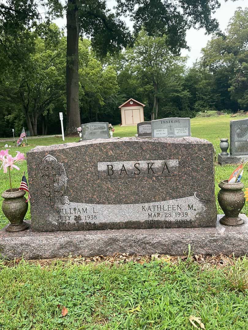 William L. Baska's grave. Photo 1