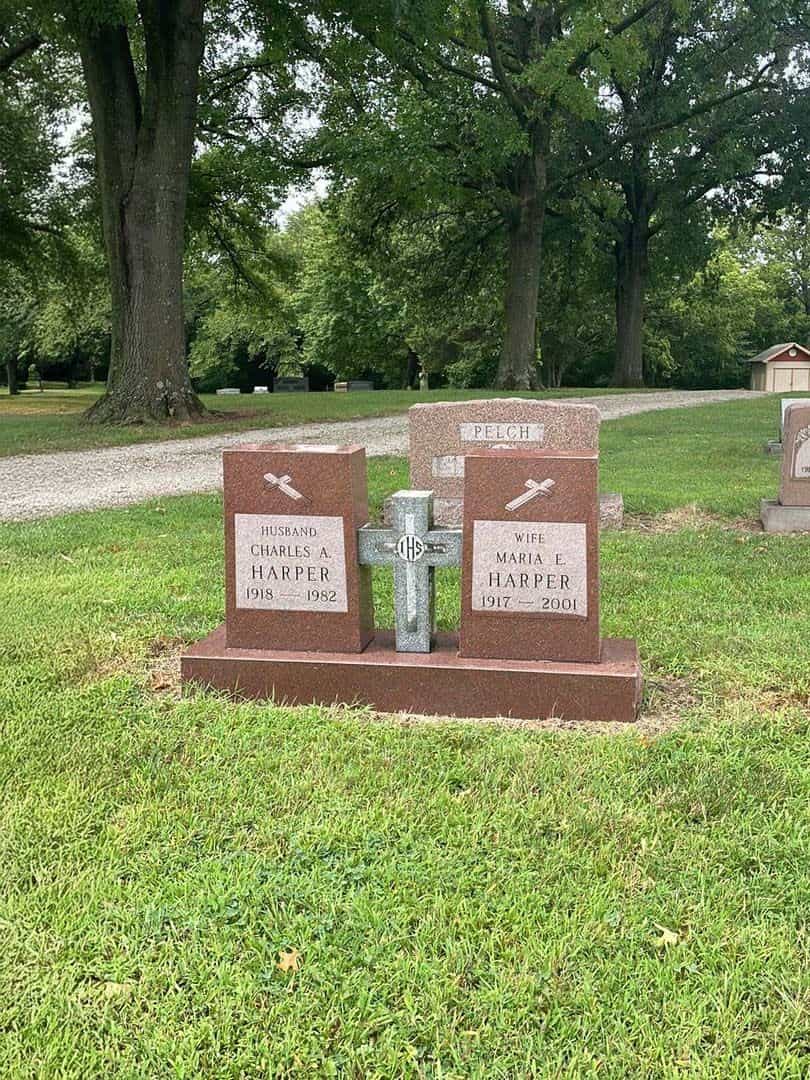 Charles A. Harper's grave. Photo 2