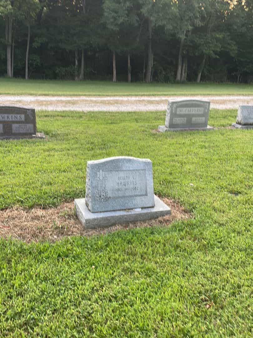 Beulah Elizabeth Hawkins's grave. Photo 2