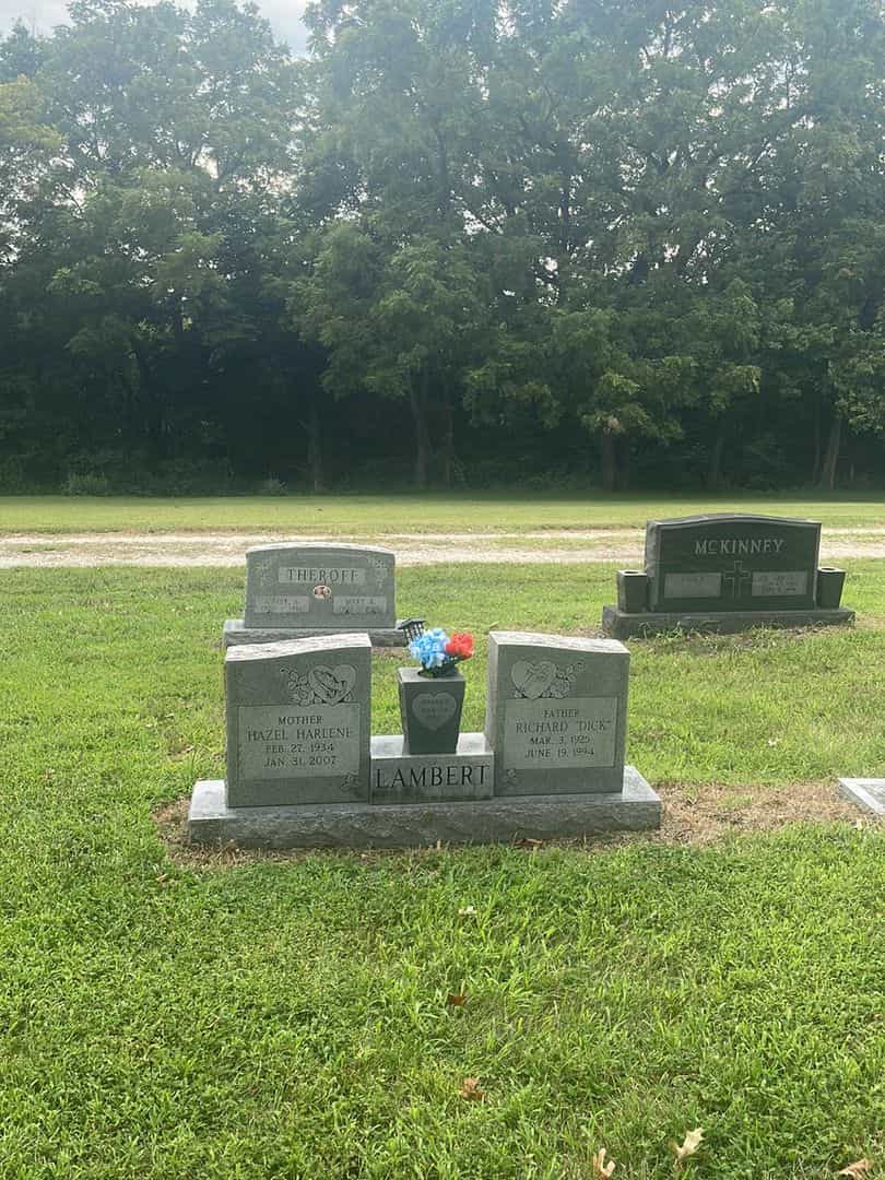 Richard E. "Dick" Lambert's grave. Photo 2
