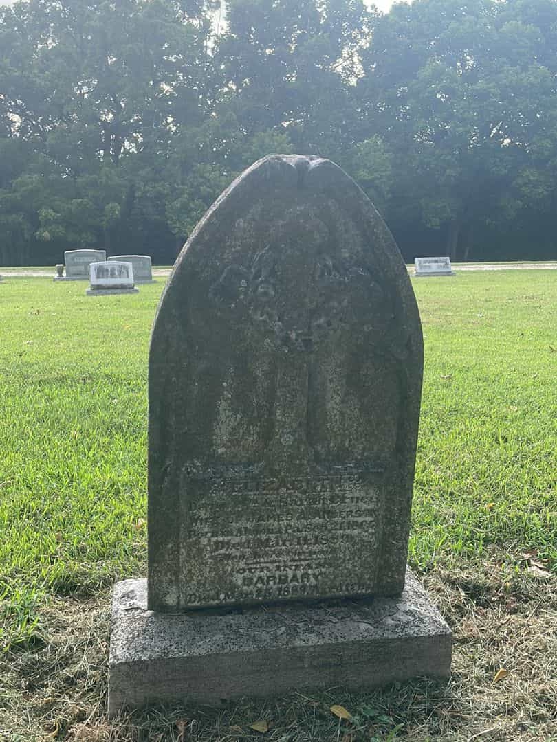 Barbary Anderson's grave. Photo 1