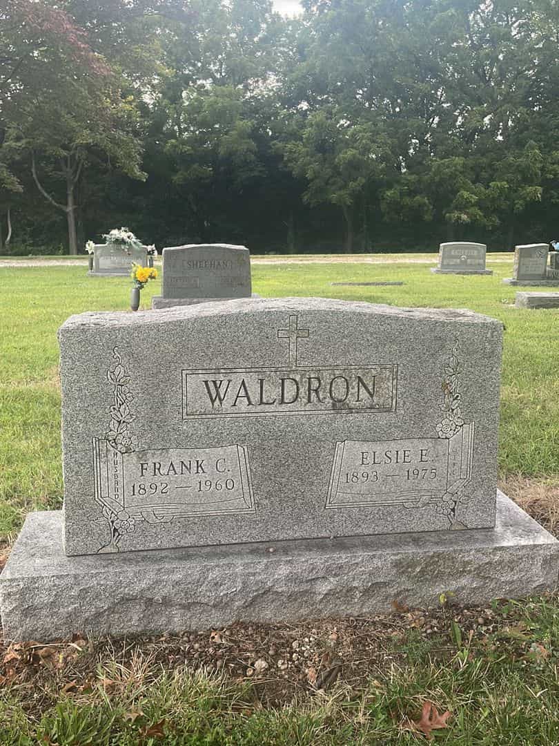 Frank C. Waldron's grave. Photo 1