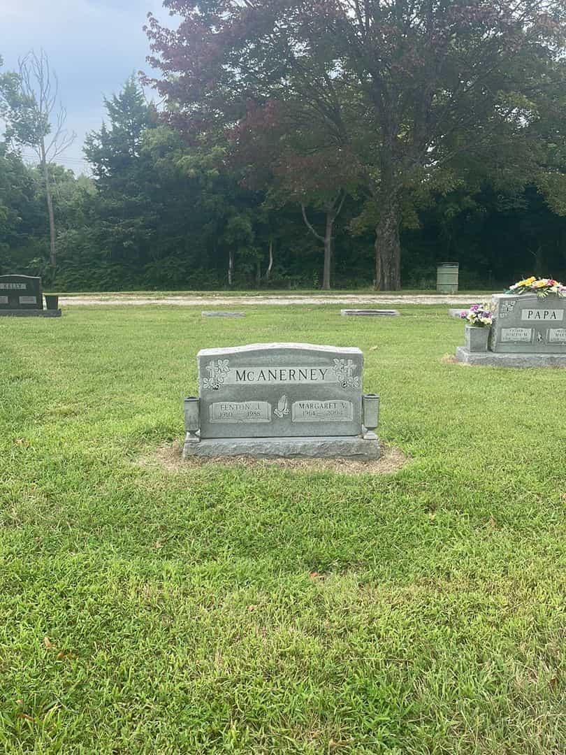 Fenton John McAnerney's grave. Photo 2