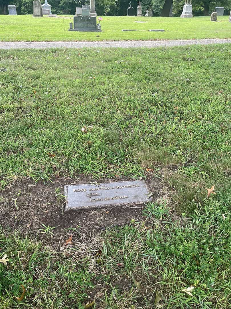 Rose Fantasia Bateson's grave. Photo 2