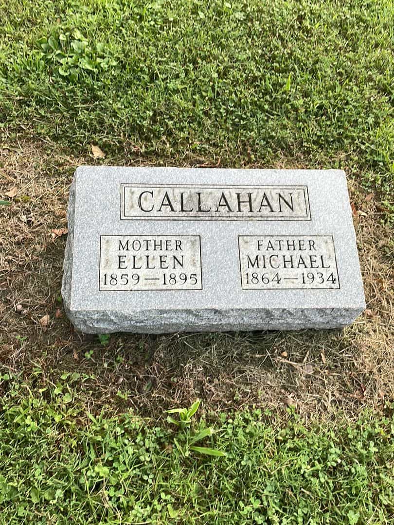 Michael Callahan's grave. Photo 1