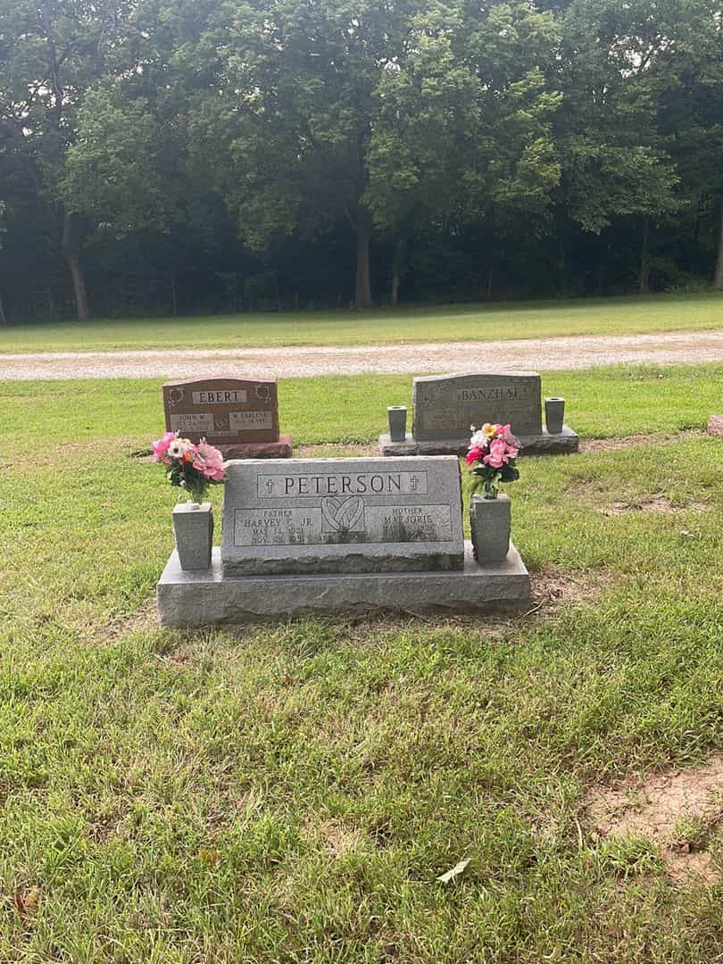 Harvey Carl Peterson Junior's grave. Photo 2