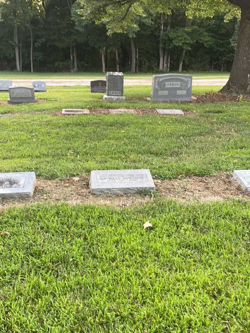 William Raymond "Billy" Newsome's grave. Photo 2