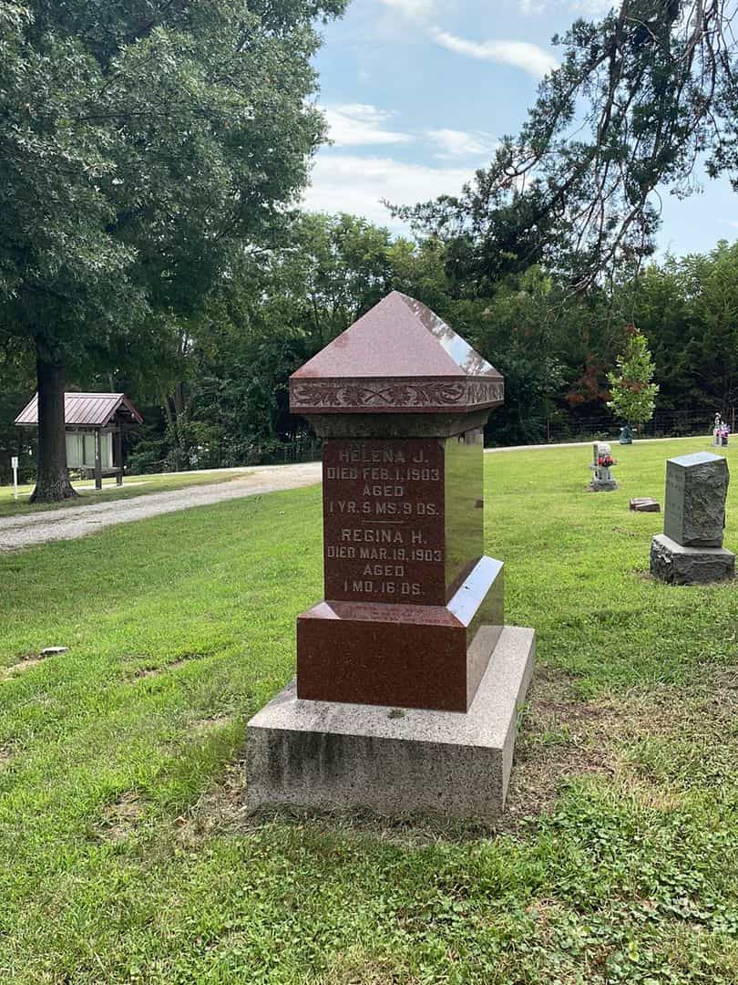 Helena J. Larkin's grave. Photo 2