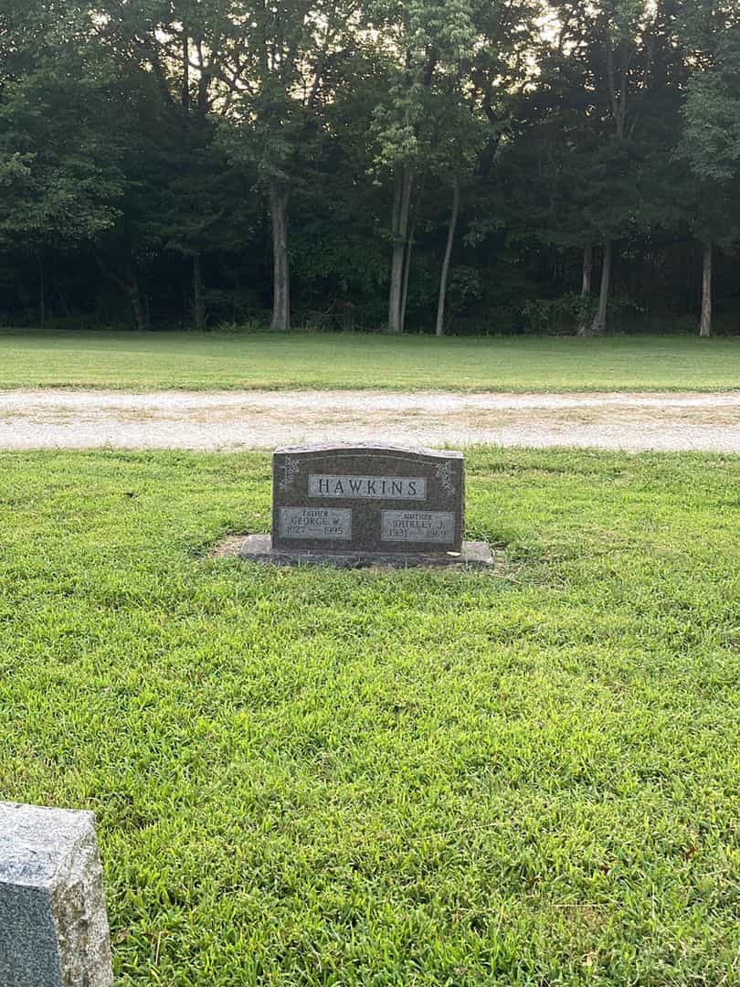 George W. Hawkins Third's grave. Photo 2