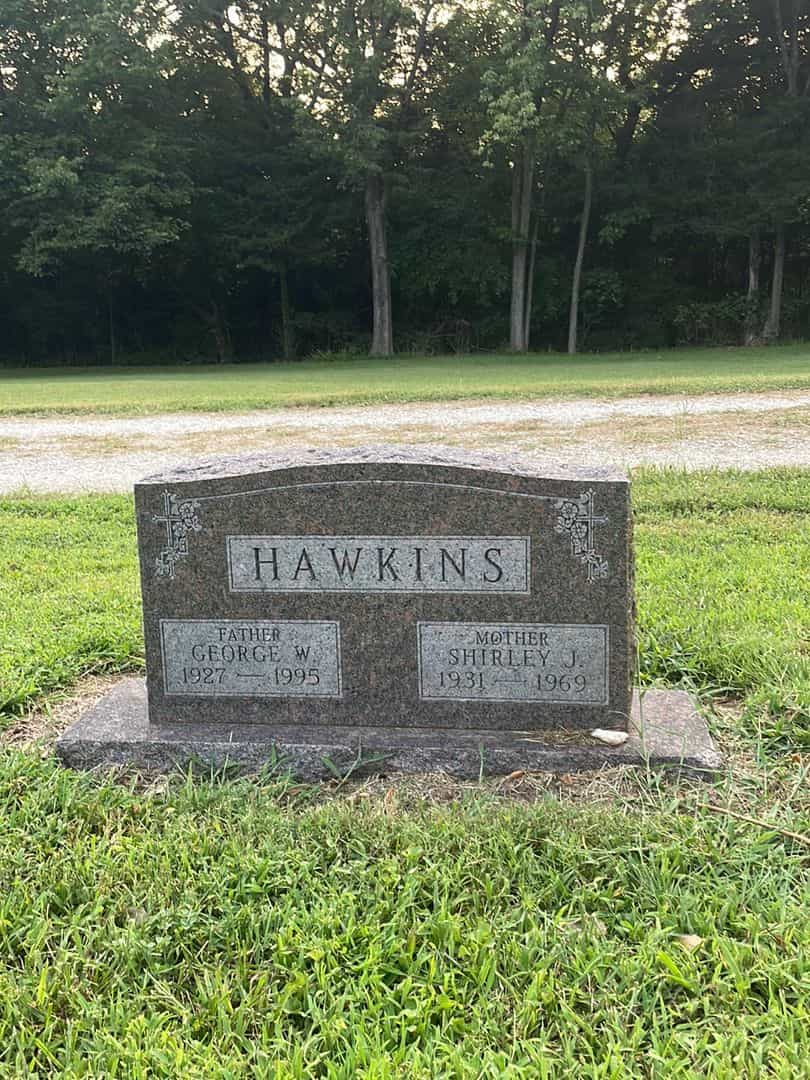 George W. Hawkins Third's grave. Photo 1