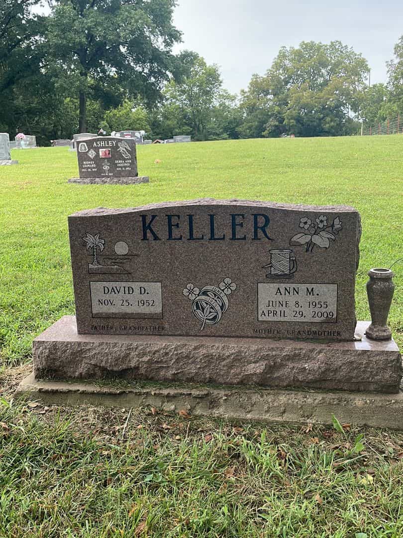 Ann M. Keller's grave. Photo 1