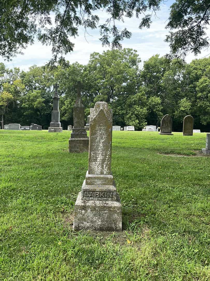 James A. Larkin's grave. Photo 2