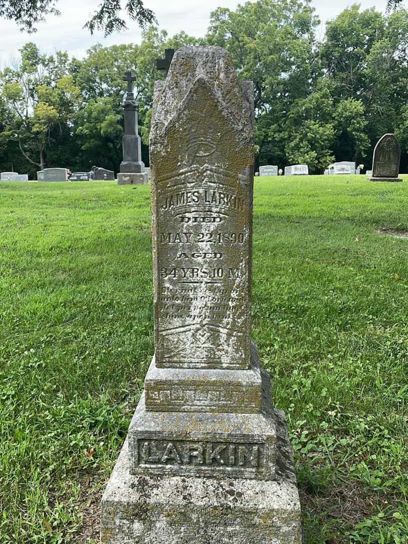 James A. Larkin's grave. Photo 1