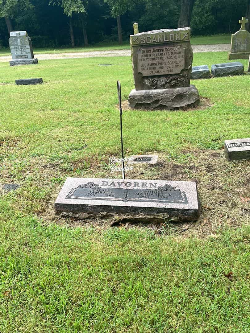 James Francis Davoren Senior's grave. Photo 2