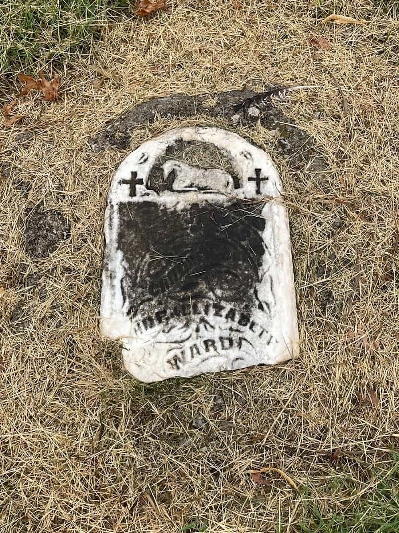 John P. Ward's grave. Photo 1