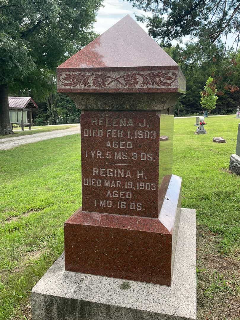 Helena J. Larkin's grave. Photo 3