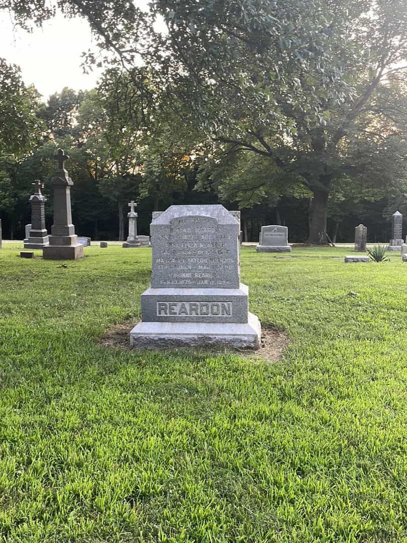 Anna Eliza Reardon's grave. Photo 2