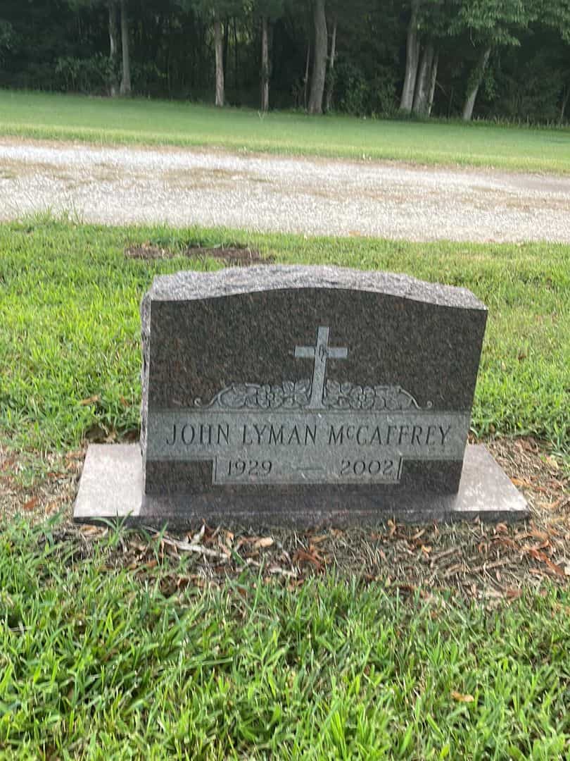 John Lyman McCaffrey's grave. Photo 1