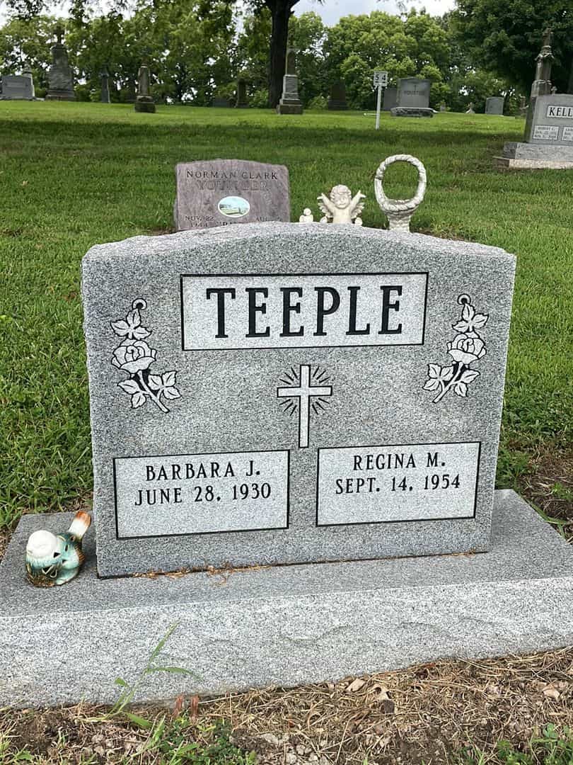 Barbara J. Teeple's grave. Photo 1