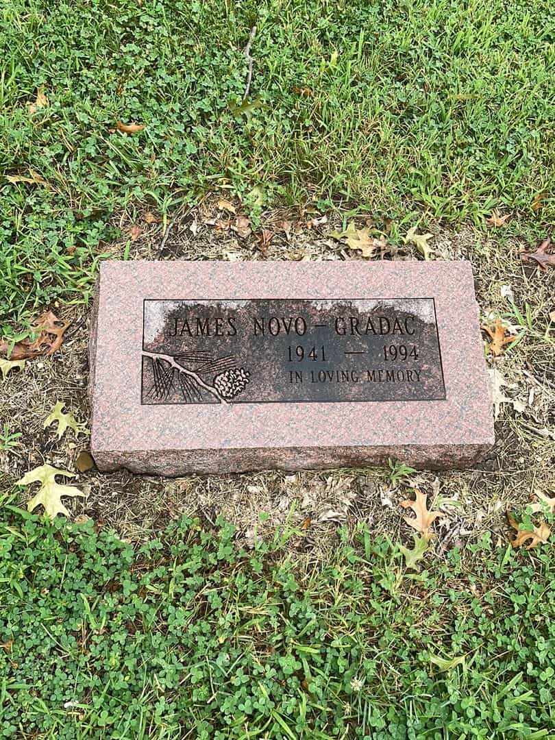 James A. Novo-Gradac's grave. Photo 1