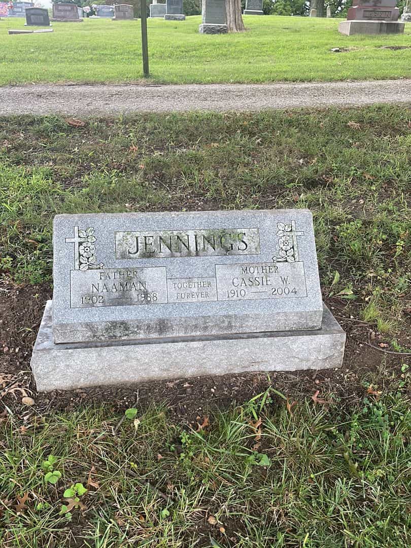 Cassie W. Jennings's grave. Photo 1