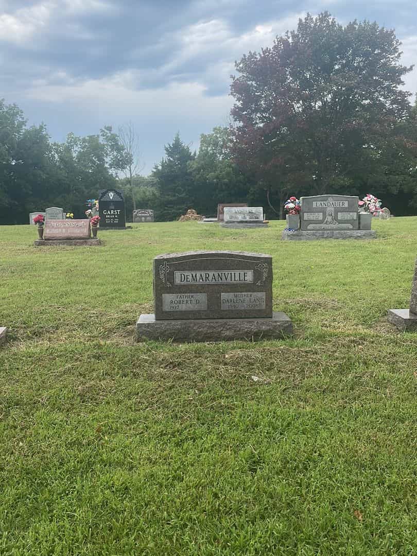 Darlene Lang DeMaranville's grave. Photo 2
