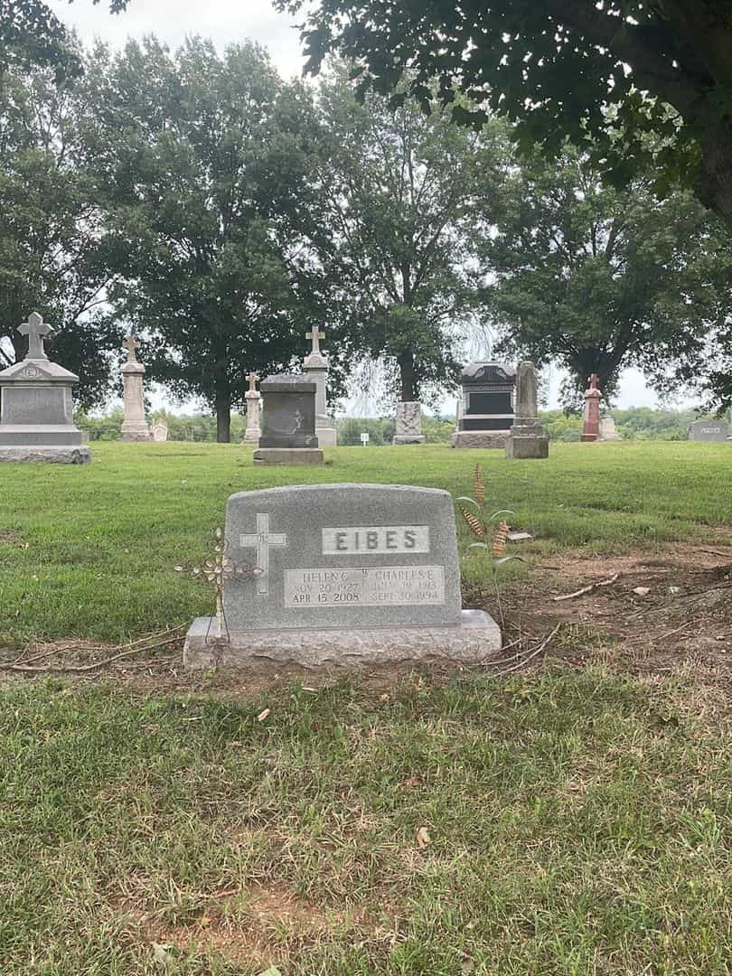 Charles Edward Eibes's grave. Photo 2