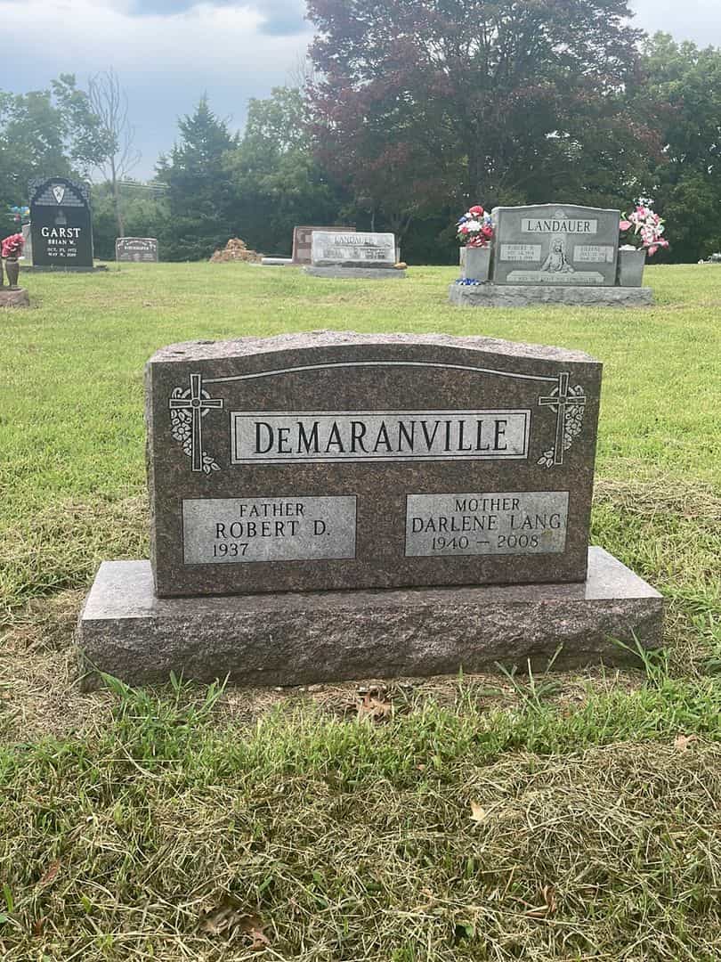 Darlene Lang DeMaranville's grave. Photo 3