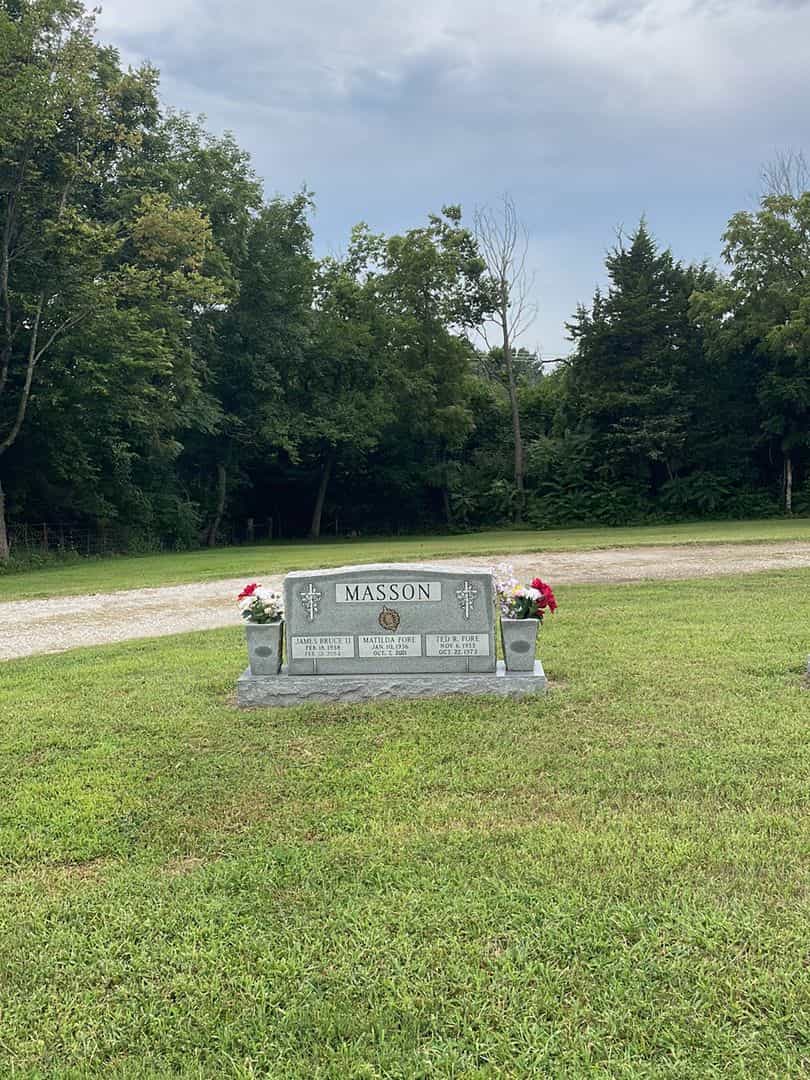 James Bruce Masson Second's grave. Photo 2