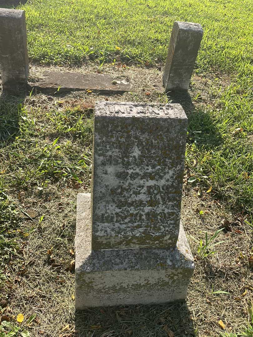 Infant McCaffrey's grave. Photo 1