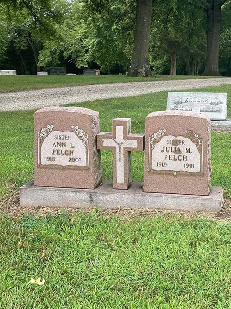 Julia M. Pelch's grave. Photo 3
