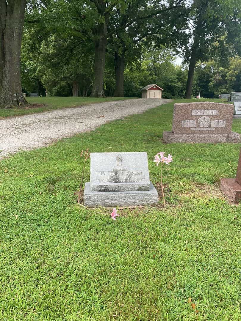 Reverend John J. Quinlan's grave. Photo 2