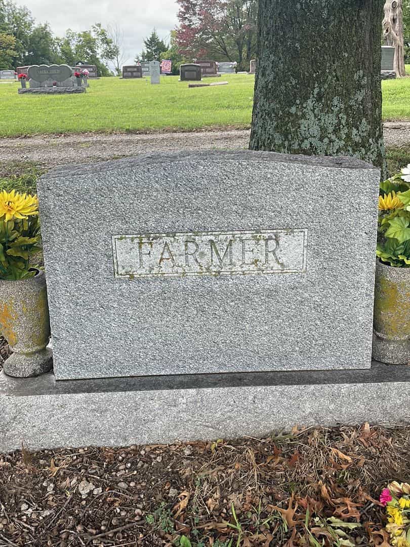 Fred Lee Farmer Junior's grave. Photo 1