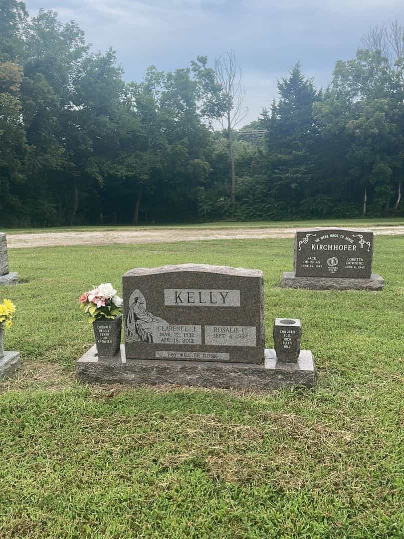 Clarence J. Kelly's grave. Photo 2