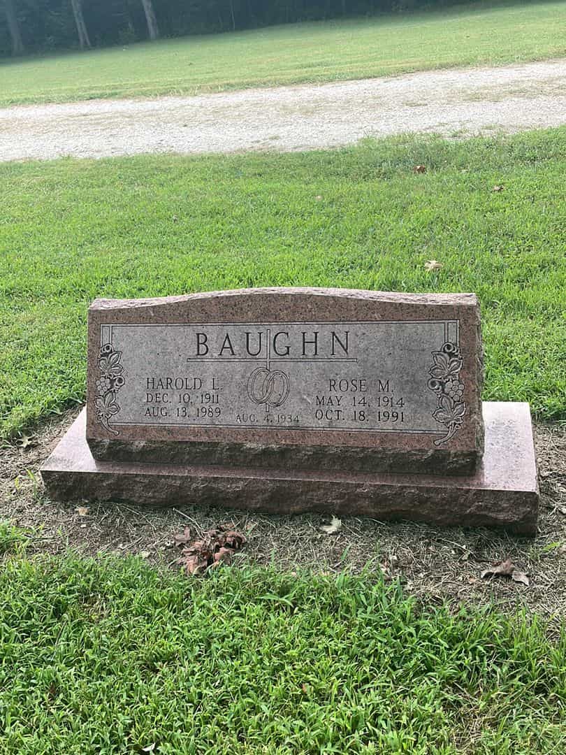 Rose M. Baughn's grave. Photo 1