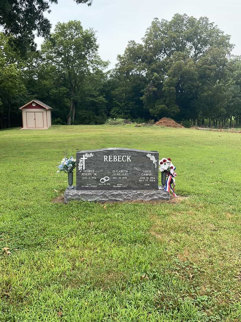 Louis Gabriel Rebeck's grave. Photo 2