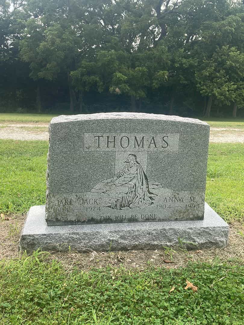 Jake "Jack" Thomas's grave. Photo 1