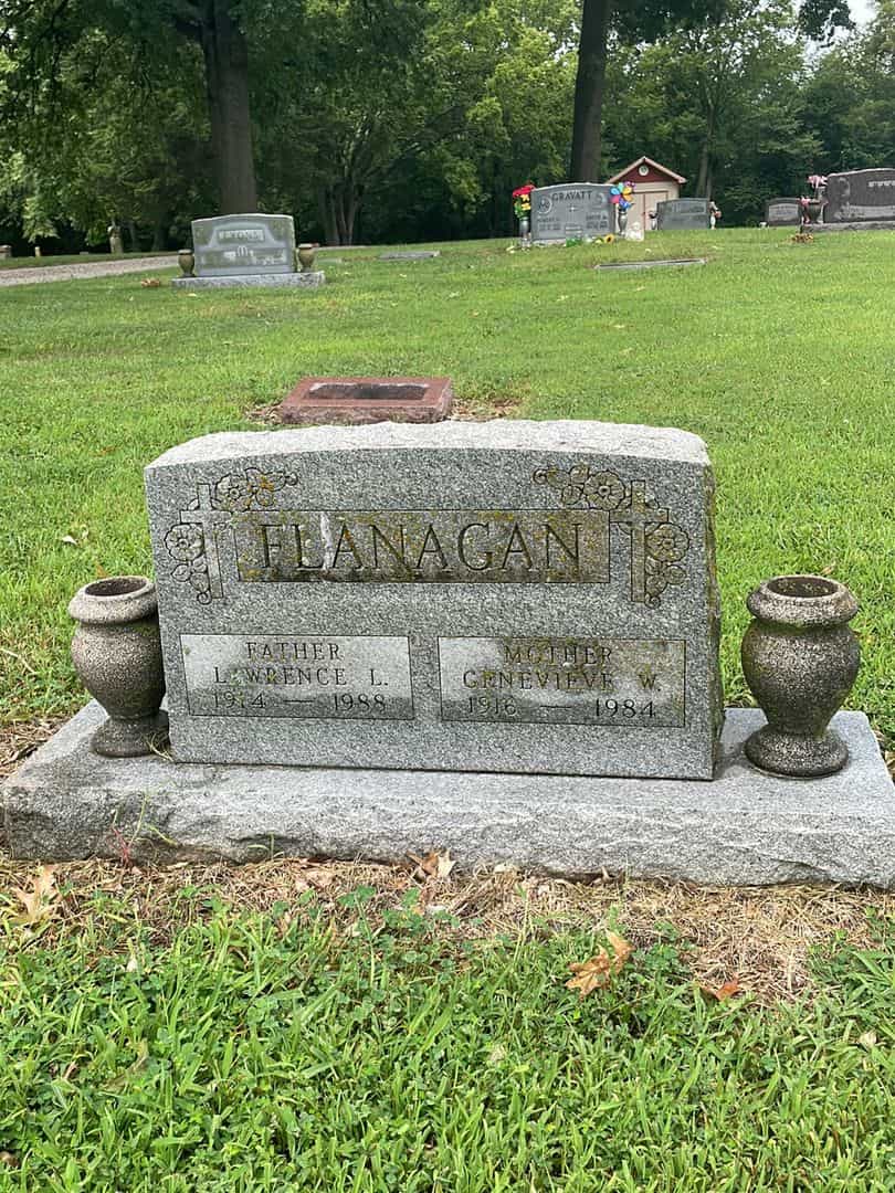 Lawrence L. Flanagan's grave. Photo 1