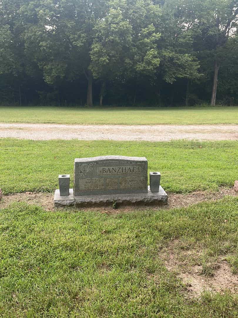 Elizabeth A. Banzhaf's grave. Photo 2