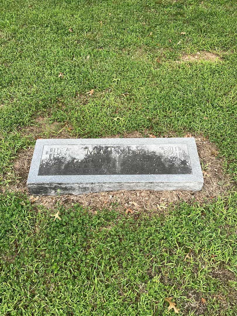 Bessie F. Matney's grave. Photo 1