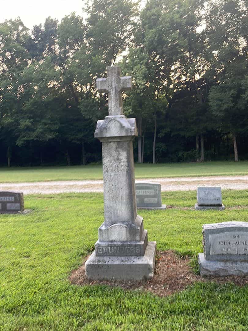 John Saunders's grave. Photo 4